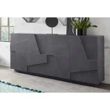 Home Affaire Sideboard 162,5 x 44 x 86 cm Grau