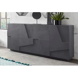 Home Affaire Sideboard 162,5 x 44 x 86 cm Grau