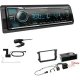 Kenwood Digital Autoradio DAB+ Bluetooth Alexa für Seat Alhambra Canbus