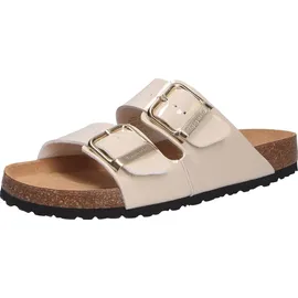 TAMARIS Damen Pantolette flach, beige, 39 EU