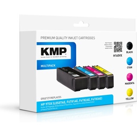 KMP H165VX schwarz, cyan, magenta, gelb Druckerpatronen kompatibel zu HP 973X (L0S07AE, F6T81AE, F6T82AE, F6T83AE)