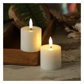 uYuni LED Mini Kerze Thea 4,5 cm weiß