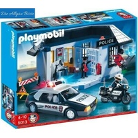 Playmobil 5013 US-Police Komplettset Polizeistation Polizei selten Neu OVP