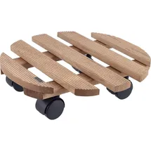Wagner System WAGNER® design yourself Pflanzenroller COUNTRY GH 0183 Holz dunkelbraun rund 30,0 x 8,2 cm