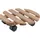 Wagner System WAGNER® design yourself Pflanzenroller COUNTRY GH 0183 Holz dunkelbraun rund 30,0 x 8,2 cm