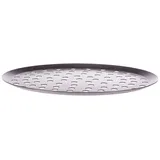 De Buyer - 5353.28 - Gelochtes pizzablech aus starkem blaustahl - loch 10 mm - 28cm, Blau