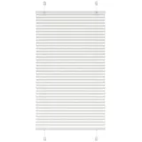 vidaXL Plissee Weiß 75x100 cm Stoffbreite 74,4 cm Polyester