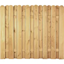 Tetzner & Jentzsch Sichtschutz 180 x 150 cm Braun/Holz