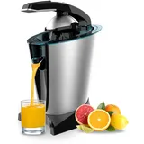 Cecotec Hyden 600 Steel, 600W, Edelstahlfilter, 2 Abnehmbare Kegel, Druckhebel, Antitropfsystem, Spülmaschinenfest, Müheloses Entsaften, Direkt ins Glas