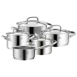 WMF Gourmet Plus Topf-Set 5-tlg. 3 x Fleischtopf + Bratentopf + Stielkasserolle