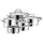 WMF Gourmet Plus Topf-Set 5-tlg. 3 x Fleischtopf + Bratentopf + Stielkasserolle