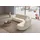 Egoitaliano Eckcouch Leder 3-1 Garnitur Beige
