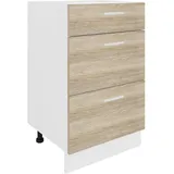 VCM Unterschrank Esilo 50 x 0 x 0 cm Braun