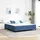 vidaXL Taschenfederkernmatratze Blau 180 x 200 cm Mittelhart