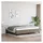 vidaXL Bettgestell 200 x 200 cm Taupe