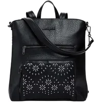 DESIGUAL Metal Dandelion Preto Rucksack Schwarz