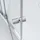 Bernstein Eckdusche mit Drehtür an Festfeld NT606 - FLEX - Nano Echtglas - 6 mm - Flexible Montage - Breiten & Profilfarbe wählbar, Breite Türelement:110 ... - Silber