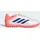 adidas Copa Pure 3 Club Kunstrasen Fußballschuh Kinder weiß|blau|orange 29 - Off White/Lucid Blue/Signal Coral -