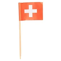 Papstar Deko-Picker 8 cm "Schweiz"