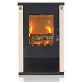 EEK A - Modern Kaminofen Verso Lheia Ivory - 7.5 KW