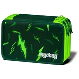 ergobag Federmäppchen Mäppchen, (40-teilig), mit Spitzer, Radiergummi, Lineal grün