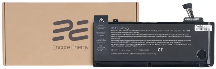 Neuer Encore Energy Akku für Apple Macbook Pro 13' 2009-2012 A1278 AP06 11.1V 67Wh 6000mAh A1322