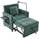 Lvhom Fernsehsessel, Grün, Textil, 79x83x167 cm, Wohnzimmer, Sessel, Fernsehsessel
