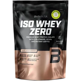 BIOTECH Iso Whey Zero Cafe Latte Pulver 454 g