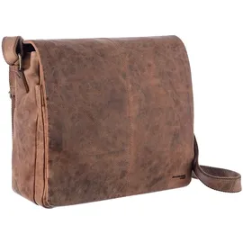 GREENLAND Nature Montenegro Messenger Leder 35 cm natur