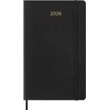 Moleskine Germany GmbH Moleskine Precious & Ethical 12 Monate Wochen Notizkalender 2026, L/A5, Liniert, Weicher Einband, Mamba Schwarz, mit Box