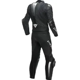 Dainese Laguna Seca 5 2-Teiler S/T Motorrad Lederkombi, 2tlg. perforiert - Schwarz/Schwarz/Weiß - 30