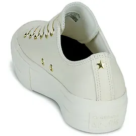 Converse Chuck Taylor All Star Lift Damen Weite M Gold/Weiß 39