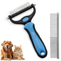 Linuma Unterfellbürste Hundehaarbürste Unterfellbürste Katze Unterfellbürste Hund