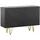 miliboo Sideboard 107 cm Schwarz / Gold