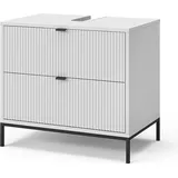 Vicco Waschbeckenunterschrank Eliza Weiß 70 x 63 cm mit 2 Schubladen