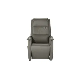Hukla Fernsehsessel Dean Leder 70 x 109 x 88 cm Grau elektrisch
