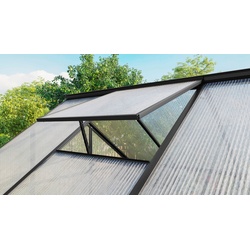 Vitavia Dachfenster für Gewächshaus "Triton" ohne Verglasung,schwarz,