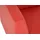 Mendler Modular 3-Sitzer Sofa Couch Lyon, Kunstleder ~ rot, hohe Armlehnen