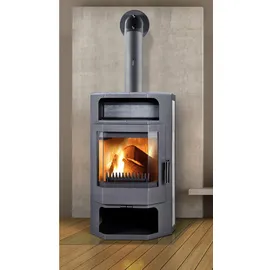 THORMA Frankfurt Stahl Grau/Abdeckplatte Speckstein