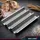Wellgro Baguette-Blech - für bis zu 3 Baguettes - Baguetteblech mit Antihaftbeschichtung - 38,5 x 28,5 x 4 cm