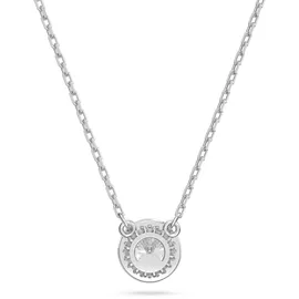 Swarovski Una Anhänger Kette mit Kristallen Silber