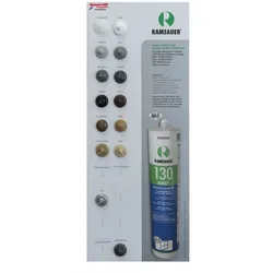 Ramsauer 130 Alkoxy Silikon Dichtstoff Farbkarte-Tupfenkarte