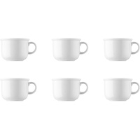 Thomas 6 x Kaffee-Obertasse - Trend Weiß 11400-800001-14742 Porzellan Geschirr - -