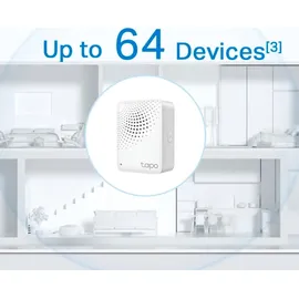 TP-Link Tapo H100 Smart Hub mit integrierter Sirene - Weiß