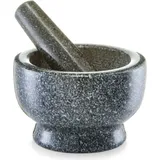 Zeller Mörser & Stößel-Set Granit grau Ø 12 cm x 10 cm