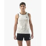 compressport Performance Singlet weis braun herren - S