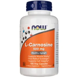 NOW Foods L-Carnosine 500 mg Kapseln 100 St.