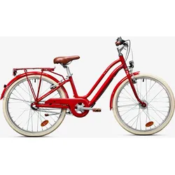 Kinderfahrrad  24 Zoll Elops 900 rot ROT .