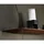 Woud Wandregal 120 x 22 x 80 cm Schwarz