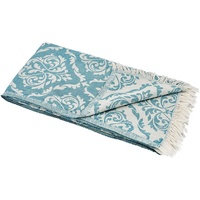 Carenesse Jacquard Hamamtuch Barock 90 x 175 cm Petrol
